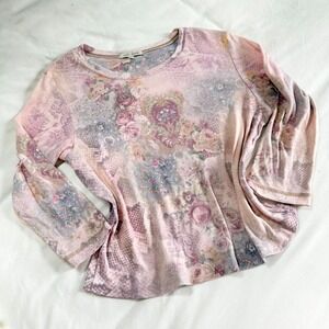 pastel floral top  Y2K fairycore xcit usa size large